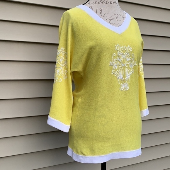 BANANA REPUBLIC Yellow Sweater - Picture 2 of 12